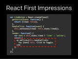 React